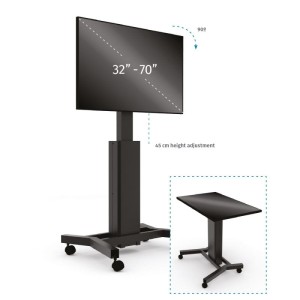 Podstawa Mobilna Do Monitora Typu 2w1 (Monitor - Stół Interaktywny) Z Elektr. Reg. Wys. I Pochylenia (Maks. 70 Cali)