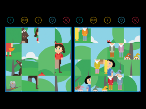 Pakiet aplikacji do Smartfloor - Bajkowe zgadywanki