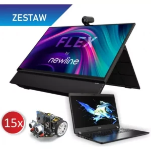 Zestaw: 1x Monitor Interaktywny Newline Flex + 1x Laptop Acer + 15x Robot Maqueen