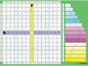Mata dwustronna Miasto + Kratka 144 x 200 cm