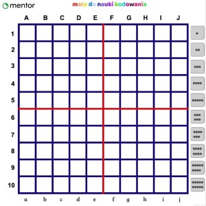 Mata Kodowanie 110 x 110 cm