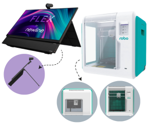 ZESTAW! Drukarka 3d Robo E3 + Newline Flex TT-2721AIO - 0% VAT!