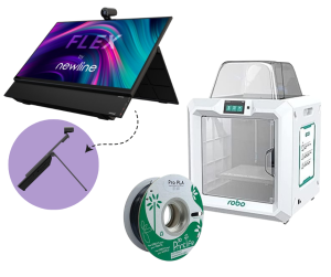 ZESTAW! Drukarka 3d Robo E3 Pro + Newline Flex TT-2721AIO - 0% VAT!