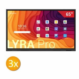 Zestaw Trio monitor Newline 65" LYRA PRO z uchwytami  - 0% VAT!