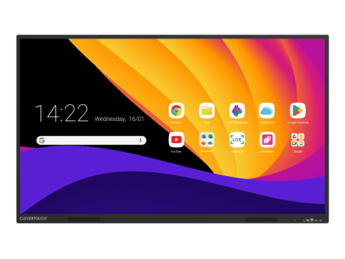 Monitor interaktywny Clevertouch X5 8GB 86'', android 14, EDLA - 0% VAT!