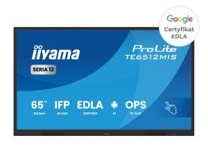 Interaktywny monitor 65" IIyama ProLite TE6512MIS-B4AG - 0% VAT!
