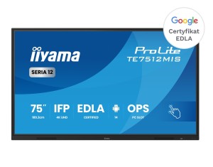Interaktywny monitor 75" IIyama ProLite TE7512MIS-B4AG - 0% VAT!