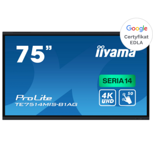 Interaktywny monitor 75" Iiyama ProLite TE7513A-B1AG (Android 14.0) - 0% VAT!