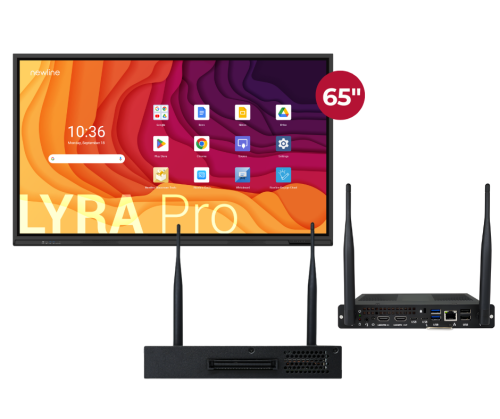 Monitor interaktywny Newline Lyra Pro TT-6523QA 65″ + komputer OPS WB5E820W - 0% VAT!