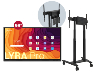 Monitor interaktywny 98″ Newline Lyra Pro TT-9823QA z mobilną podstawą elektryczna  - 0% VAT!