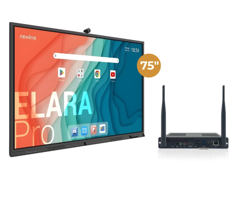 Monitor interaktywny Newline Elara PRO TT-7523QCA+ ,75″ + komputer OPS WB5E820W (Intel Ultra i5-125H) - 0% VAT!